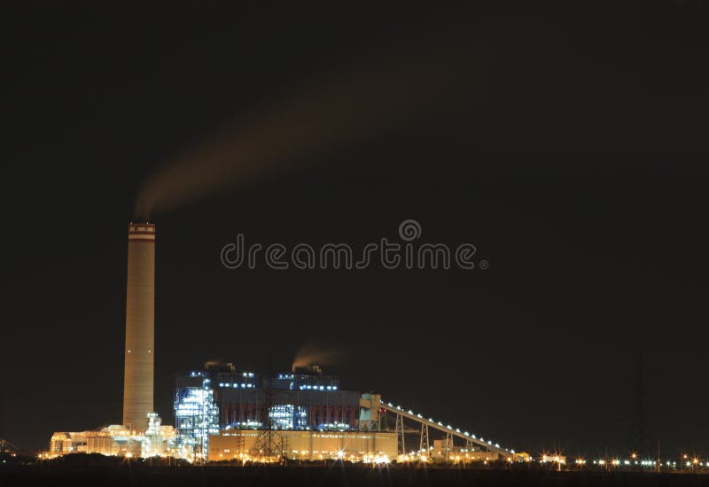 Heavy Industry in Industrial Estate Stock Image Image of refinery