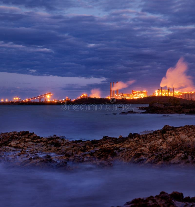 Heavy Industry near Gladstone, Queensland