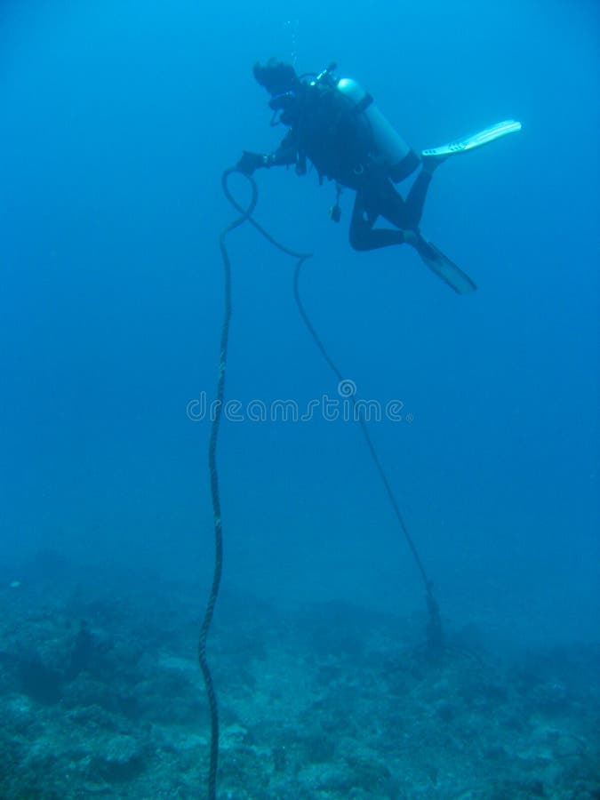Heavy Lift Scuba Diver Underwater Stock Photo Image of boracay