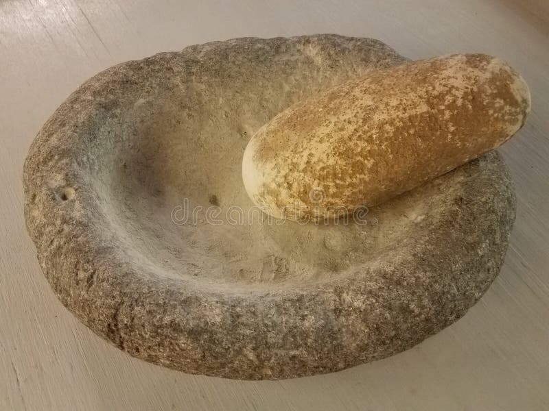 Heavy Stone Mortar and Pestle Set with Powder Stock Image Image of heavy, ancient 267742131