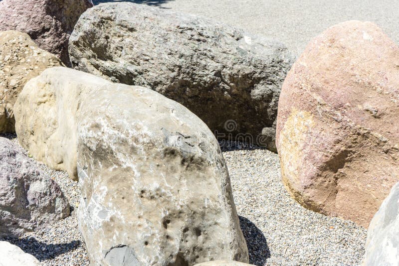 Heavy Stones On The Ground, Close Up Of Natural Stone Texture Stock Photo Image of cracked