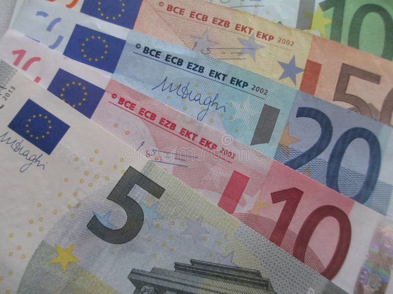 Heel wat Europees Geld stock fotografie Heel wat Europees Geld stock fotografie