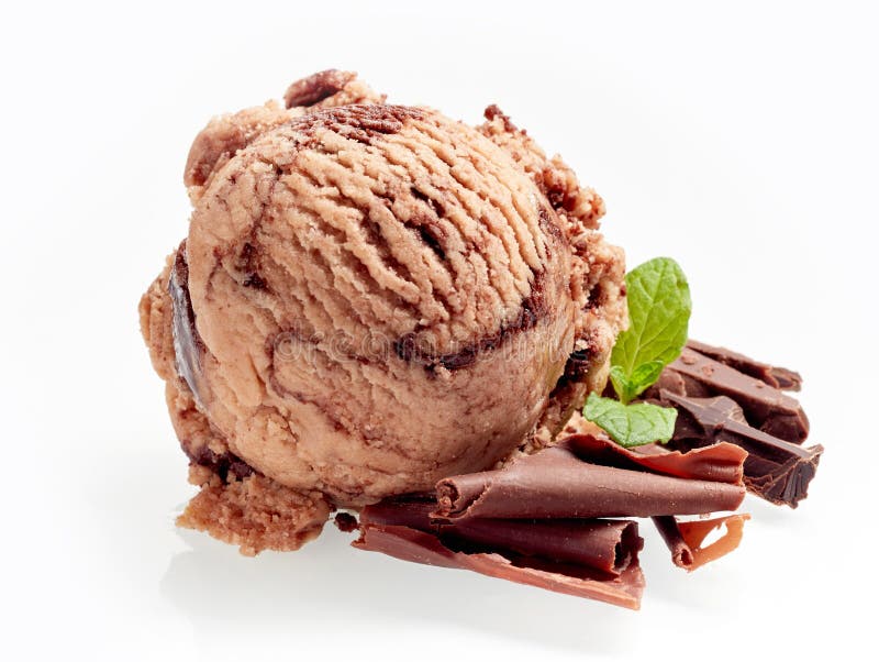 Heerlijke Italiaanse chocoladeroomijs of gelato stock foto's Heerlijke Italiaanse chocoladeroomijs of gelato stock foto's