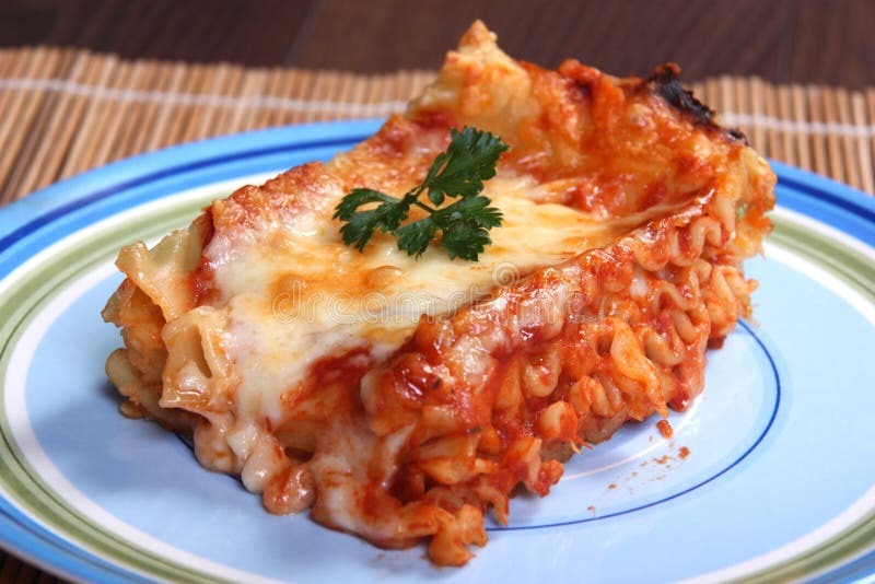 Heerlijke lasagna's royalty-vrije stock foto Heerlijke lasagna's royalty-vrije stock foto