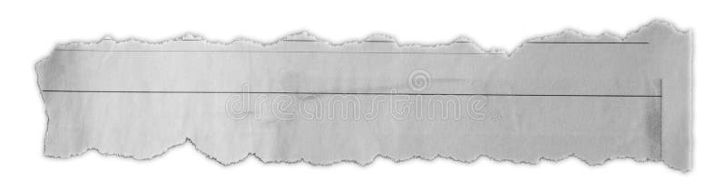 Piece of torn paper isolated on plain background. Piece of torn paper isolated on plain background