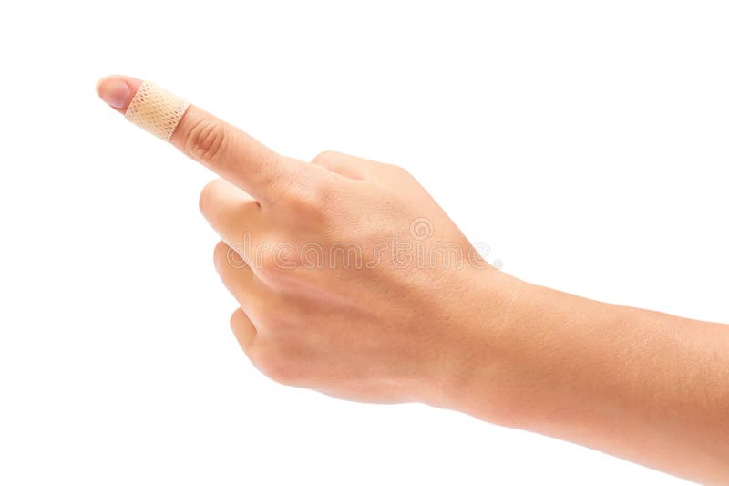 Heftpflaster in der Hand lokalisiert auf weißem Hintergrund lizenzfreie stockfotografie Heftpflaster in der Hand lokalisiert auf weißem Hintergrund lizenzfreie stockfotografie