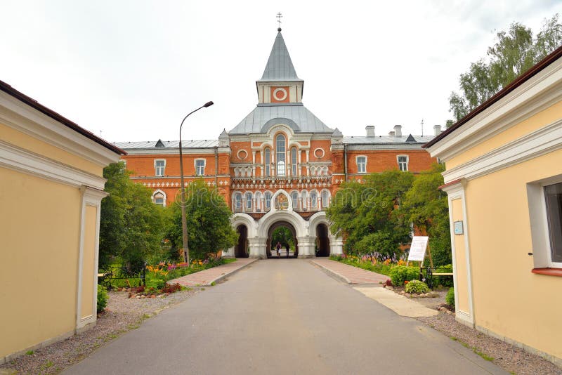 Heilige Dreifaltigkeit Sergius Maritime Men Monastery stockfoto Heilige Dreifaltigkeit Sergius Maritime Men Monastery stockfoto