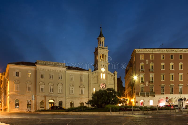 Heilige Francis Monastery en kerk spleet Kroatië royalty-vrije stock fotografie Heilige Francis Monastery en kerk spleet Kroatië royalty-vrije stock fotografie