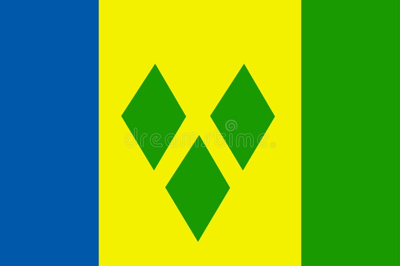 Heilige Vincent en Grenadines royalty-vrije illustratie Heilige Vincent en Grenadines royalty-vrije illustratie