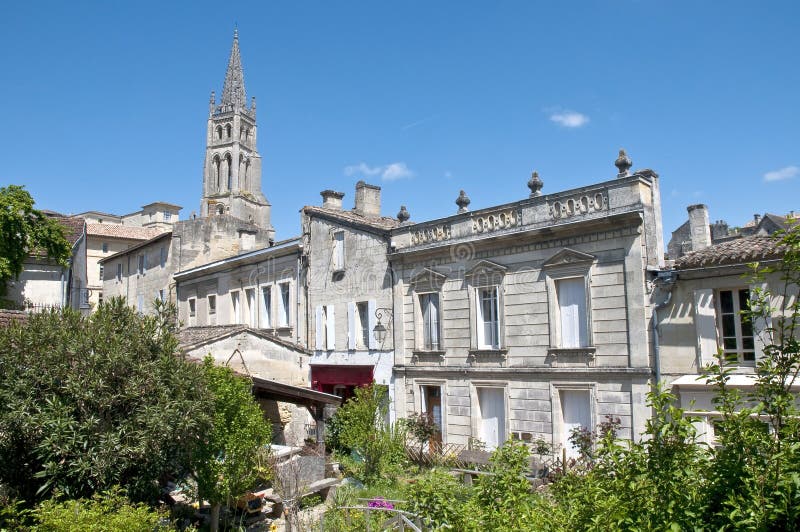 Heiliges Emillion, Frankreich lizenzfreie stockfotos Heiliges Emillion, Frankreich lizenzfreie stockfotos