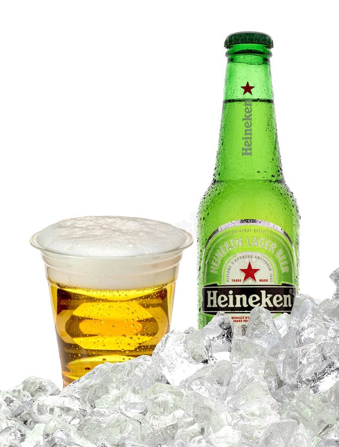 Heineken beer global brand. stock photo Heineken beer global brand. stock photo