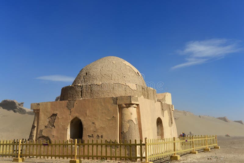 The Heishui city ruins stock images
