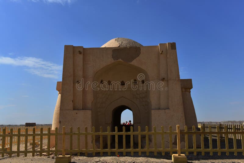 The Heishui city ruins royalty free stock images
