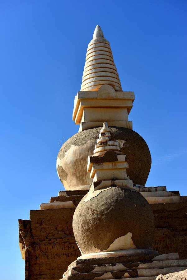 The Heishui city ruins stock photography