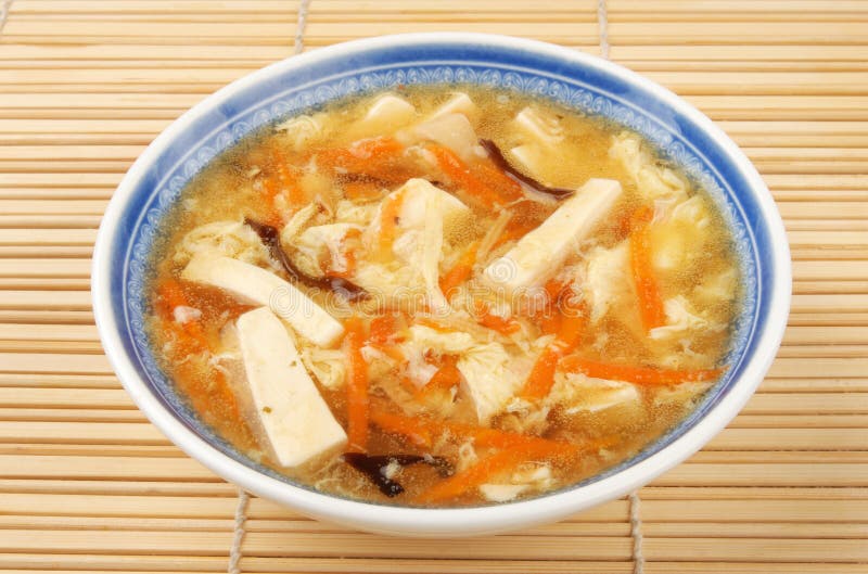Heiße und saure Suppe lizenzfreie stockfotos