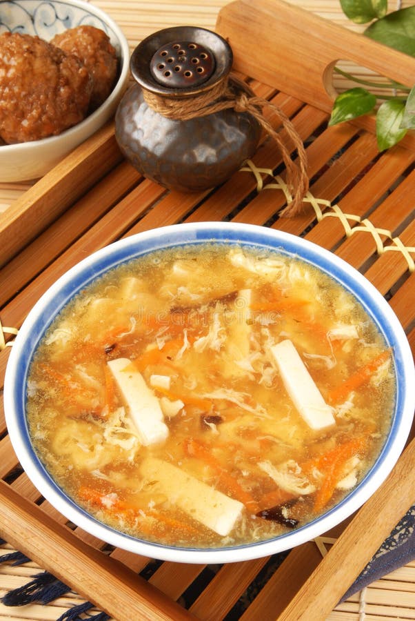 Heiße und saure Suppe lizenzfreie stockfotografie
