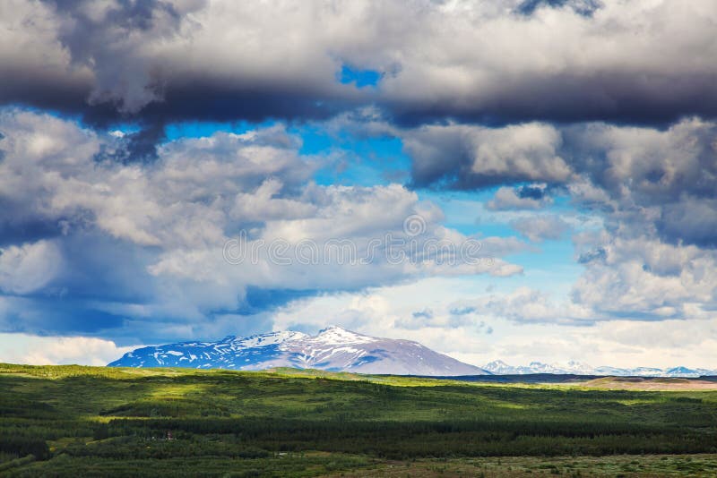 Hekla volcano landscape Iceland