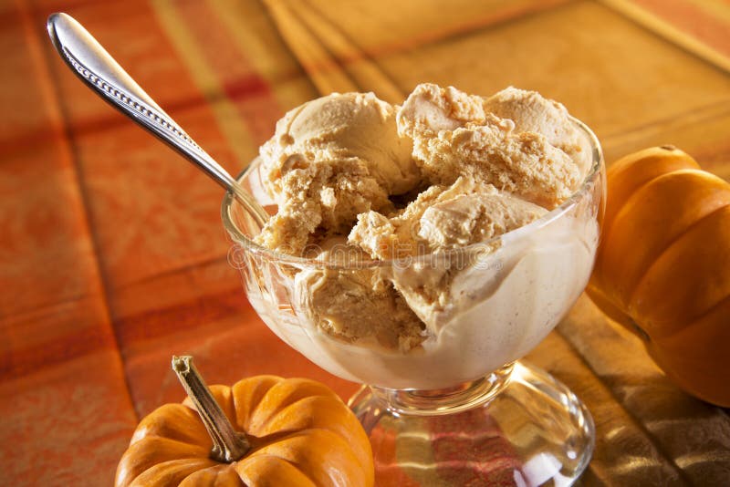 Helado de la calabaza fotografía de archivo Helado de la calabaza fotografía de archivo