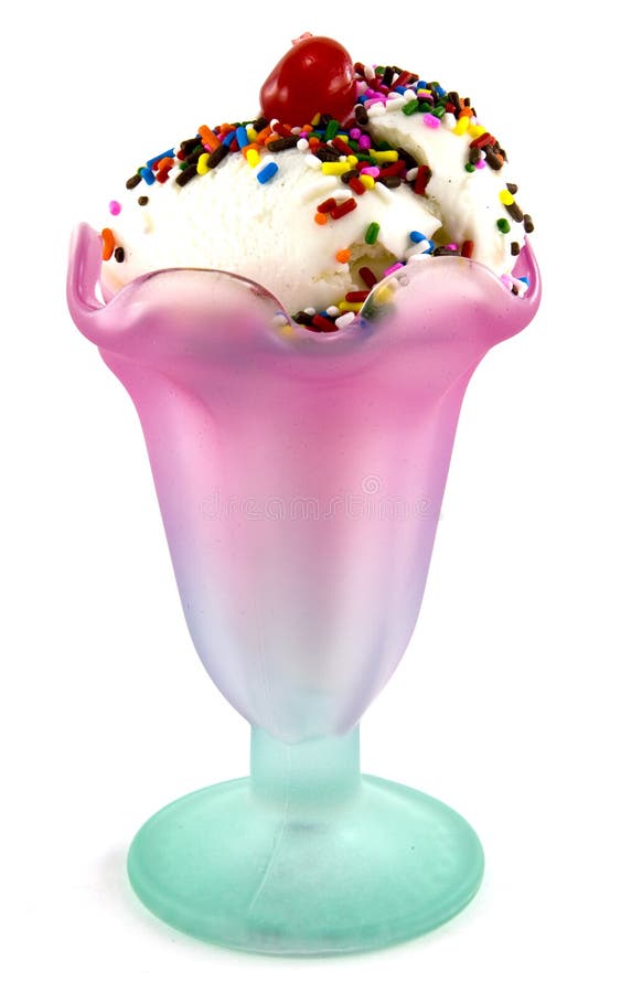 Helado de la vainilla imagen de archivo Helado de la vainilla imagen de archivo