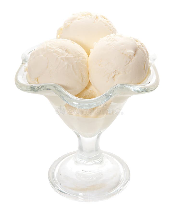 Helado de la vainilla foto de archivo libre de regalías Helado de la vainilla foto de archivo libre de regalías