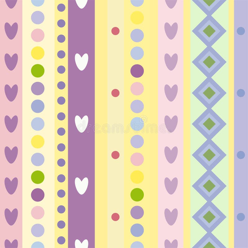 Helder kleurrijk naadloos patroon stock illustratie Helder kleurrijk naadloos patroon stock illustratie