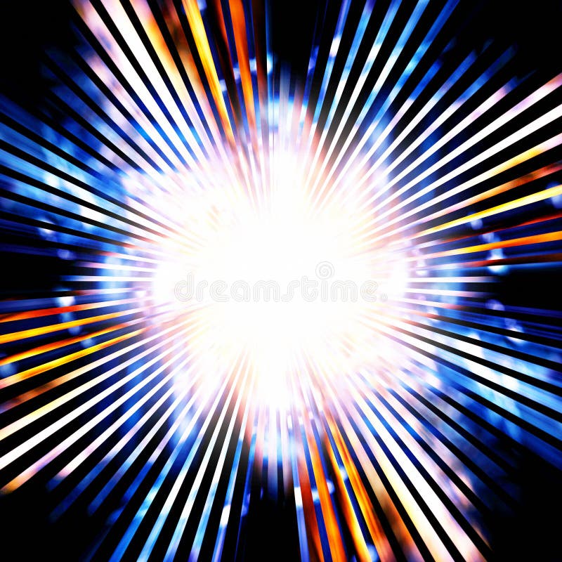 Heldere flits stock illustratie Heldere flits stock illustratie