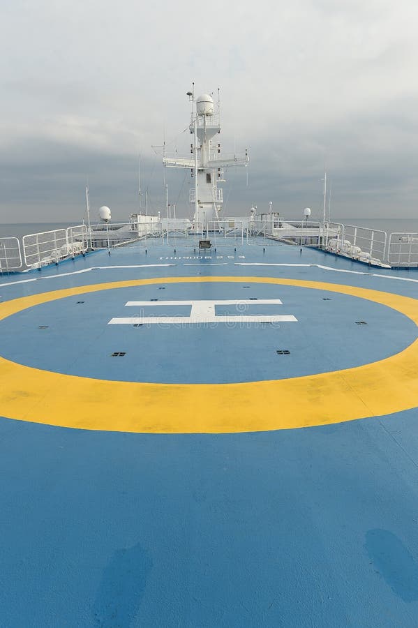 Helicopter landing pad stock photo. Image of landscape 33048618