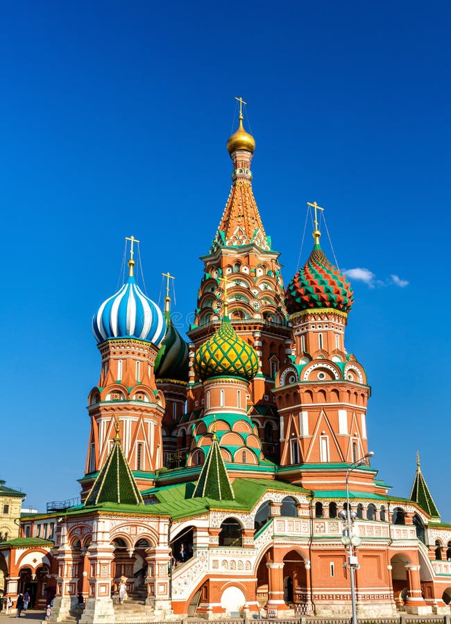 Helgon Basil Cathedral i röd fyrkant av Moskva royaltyfri fotografi Helgon Basil Cathedral i röd fyrkant av Moskva royaltyfri fotografi