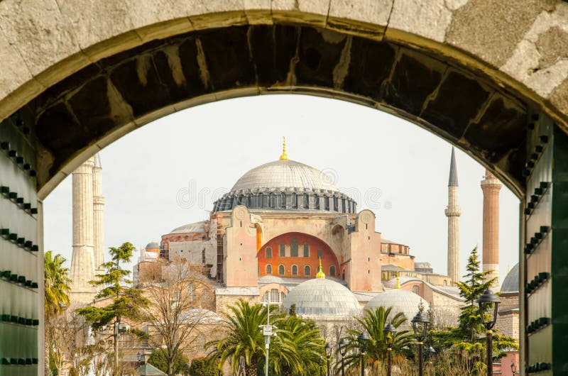 Helgon Sophia i Constantinople royaltyfri foto Helgon Sophia i Constantinople royaltyfri foto