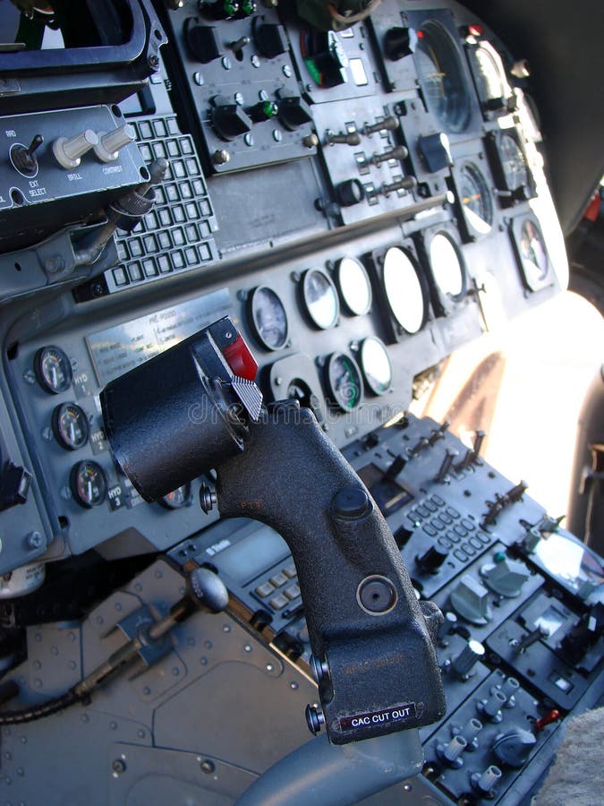Helicopter Cockpit royalty free stock photos