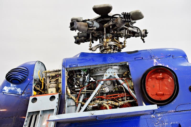 Helicopter Fuselage and Rotor Blade Stock Photo Image of fuselage