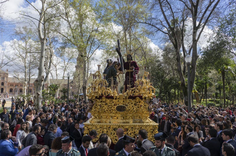 Helig vecka i Seville, brödraskap av fred royaltyfri fotografi Helig vecka i Seville, brödraskap av fred royaltyfri fotografi