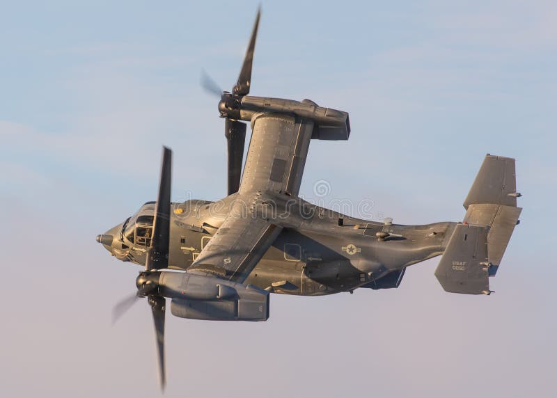 Helikopter V22 för fiskgjuse CV22 arkivfoto Helikopter V22 för fiskgjuse CV22 arkivfoto