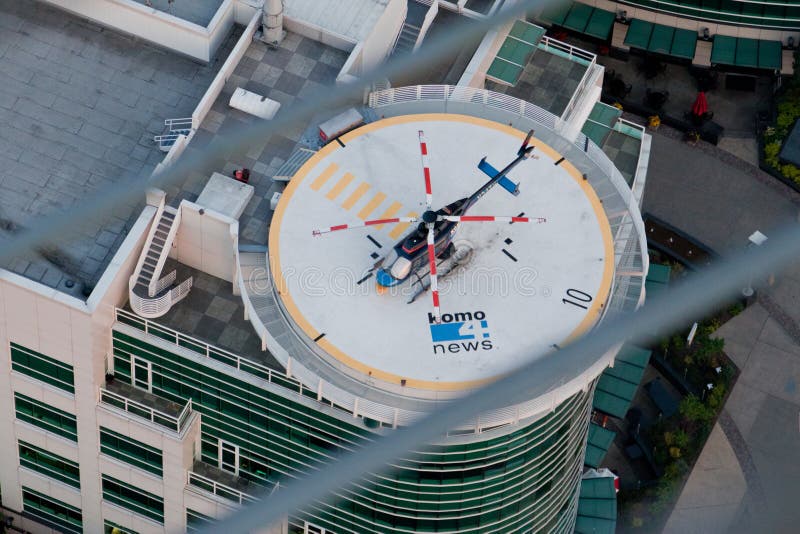 helikopterkomonyheterna seattle royaltyfria foton helikopterkomonyheterna seattle royaltyfria foton