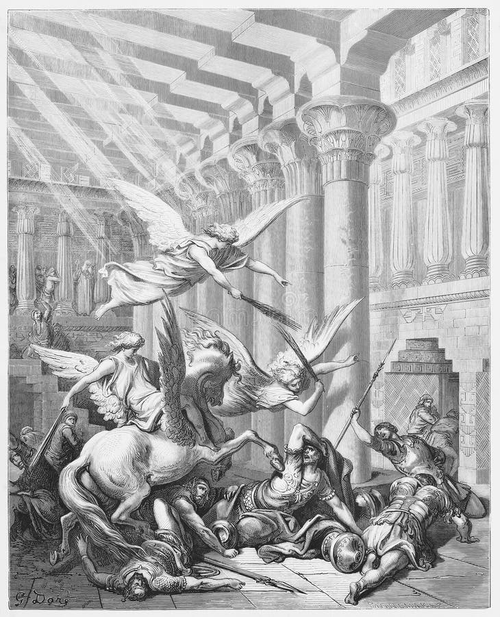 Heliodorus est moulé vers le bas illustration libre de droits Heliodorus est moulé vers le bas illustration libre de droits