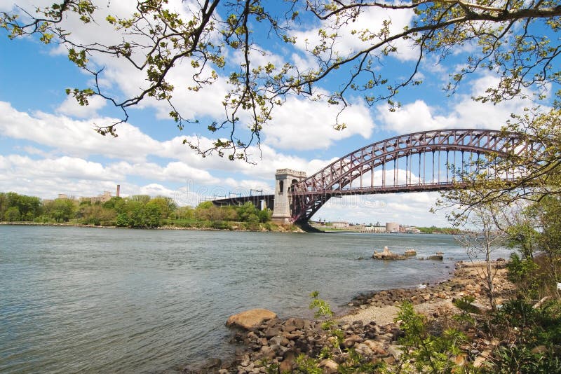 Hell Gate Bridge royalty free stock photography