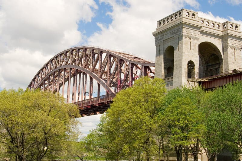 Hell Gate Bridge royalty free stock photography