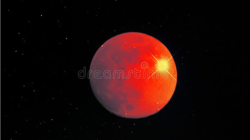 Hellbluhender Mond Und Stern Mond Himmel Planeten Kosmos Natur Nacht Dammerung Geheimnisse Wissenschaft Stockfoto Bild Von Glanzen Mond 163113666