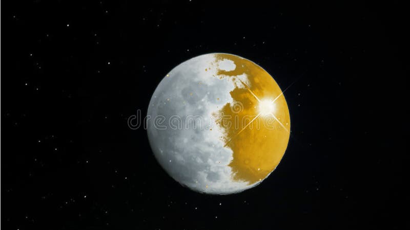 Hellbluhender Mond Und Stern Mond Himmel Planeten Kosmos Natur Nacht Dammerung Geheimnisse Wissenschaft Stockfoto Bild Von Buch Text 163113140