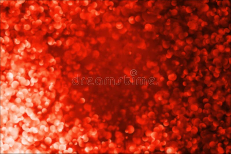 Helle Liebe Red bokeh Leuchten abstrakten Hintergrund Fliegende Rote Teilchen des Glühens oder Staub vektor abbildung