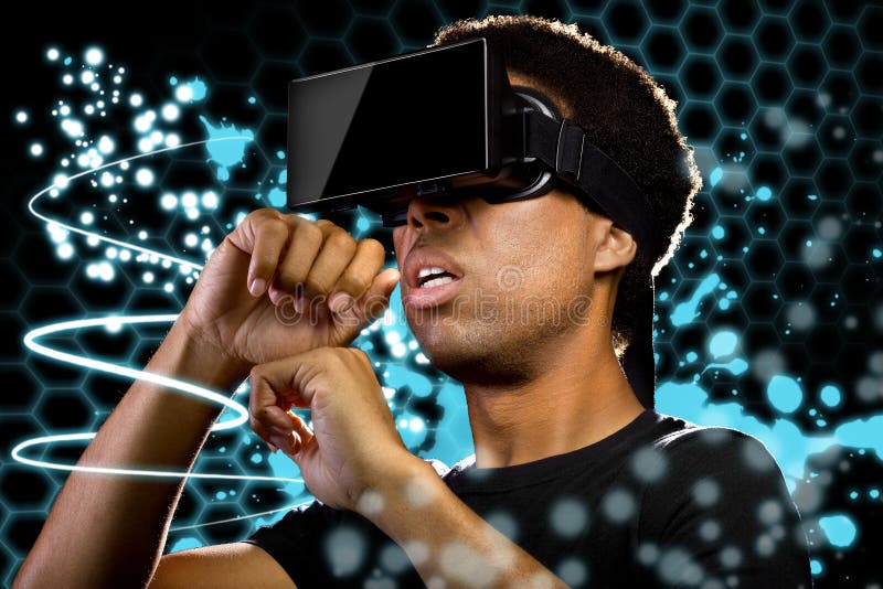 Helle Malerei der virtuellen Realität lizenzfreie stockbilder Helle Malerei der virtuellen Realität lizenzfreie stockbilder