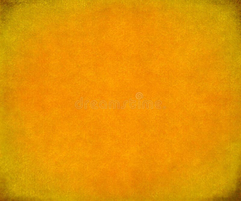 Leuchtend orangefarbener Hintergrund aus bemaltem Papier oder Leinwand stockfotos