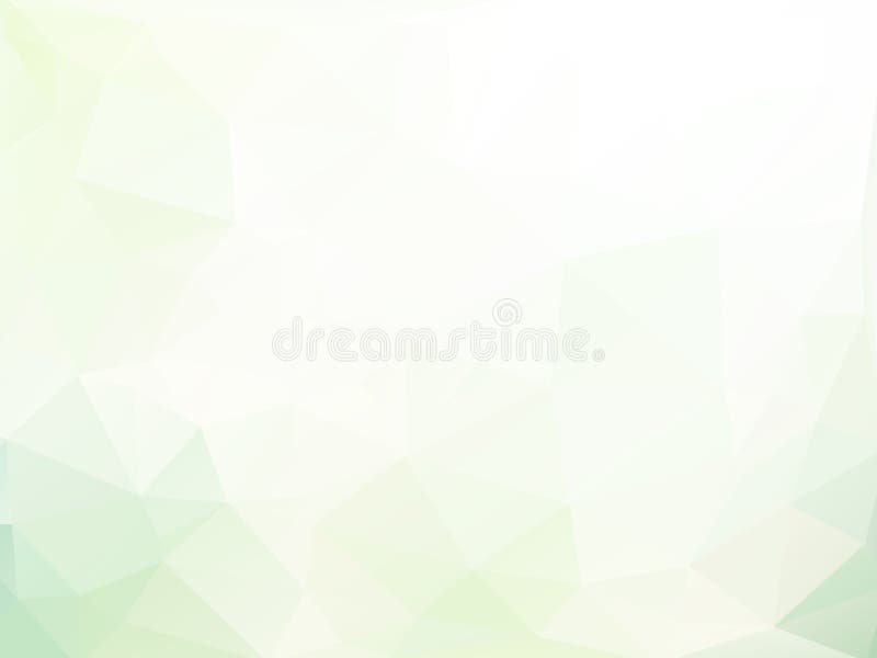 Heller weicher grüner dreieckiger geometrischer Hintergrund lizenzfreie abbildung