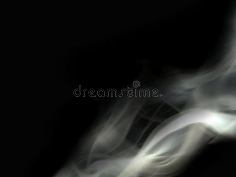 Hellgrauer Rauch auf einem schwarzen Hintergrund lizenzfreies stockbild Hellgrauer Rauch auf einem schwarzen Hintergrund lizenzfreies stockbild