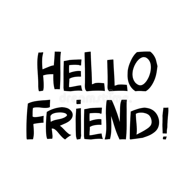 hello friend clip art