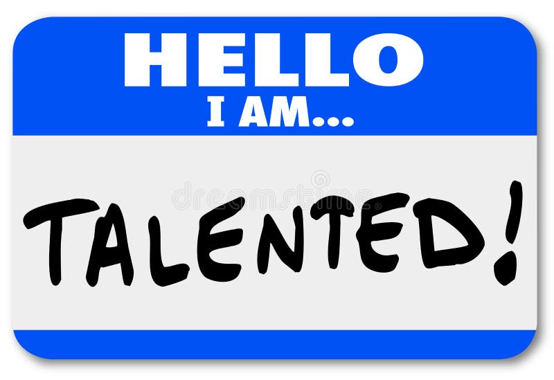 Hola talentoso las palabras sobre el etiquetas o sobre el un piso sobre el trabajar Feria o próximo redes evento sobre el decir tú tener habilidades necesidad carrera una oportunidad.
