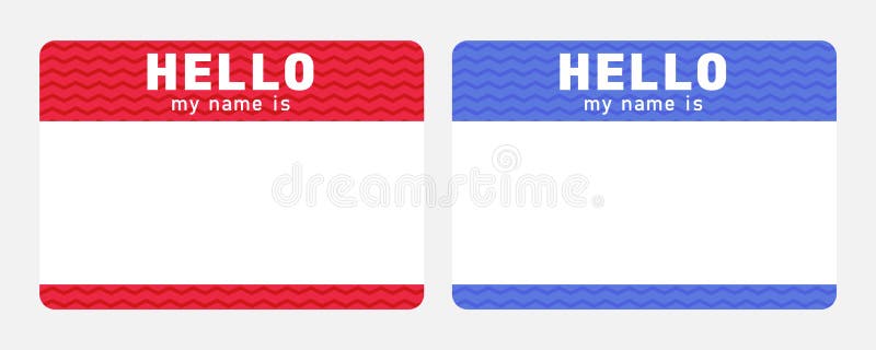 Hello mijn naam is - sticker