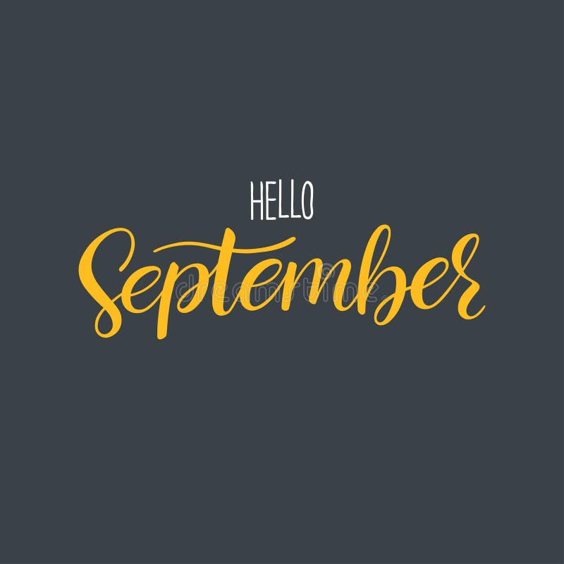 September Calligraphy Stock Illustrations – 8,116 September Calligraphy ...