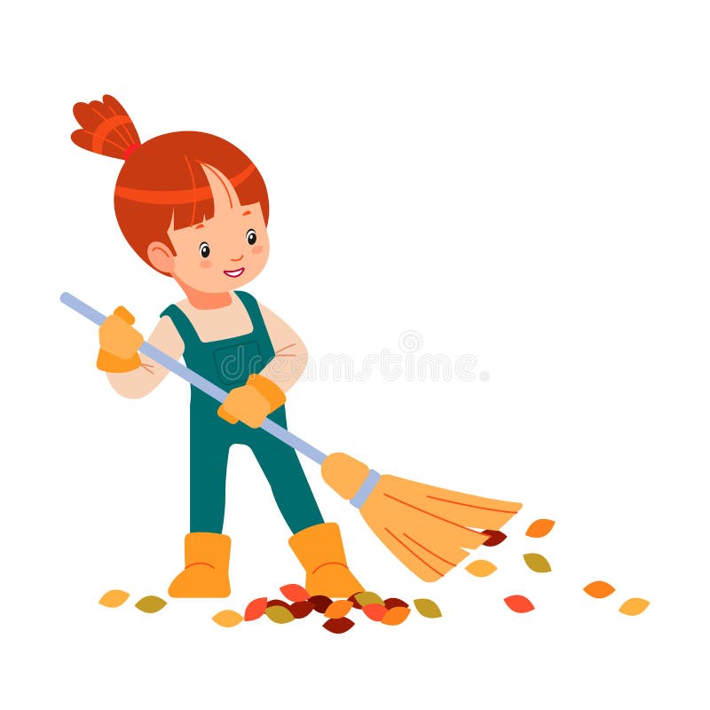 Little Girl Doing Gardening Stock Illustrations – 33 Little Girl Doing ...