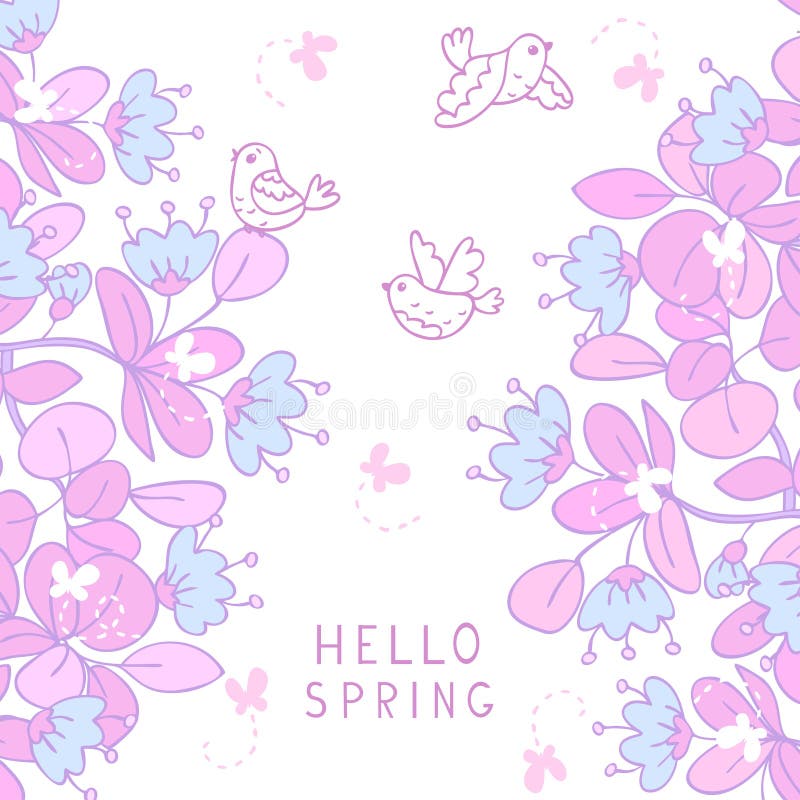 Hello spring flowers